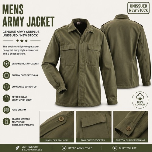 Herren armee hemd - herren,